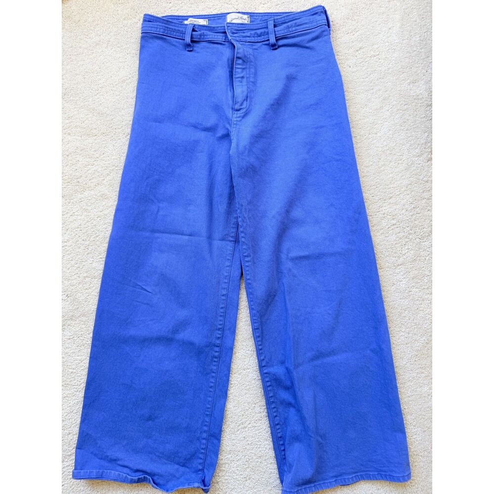 Universal Thread Wide-Leg High-Rise Jeans in Bold Blue Size 10